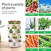 VIVOSUN 5 Tier Vertical Gardening Stackable Planter for Strawberries, Flowers, Herbs, Vegetables, Ivory #5
