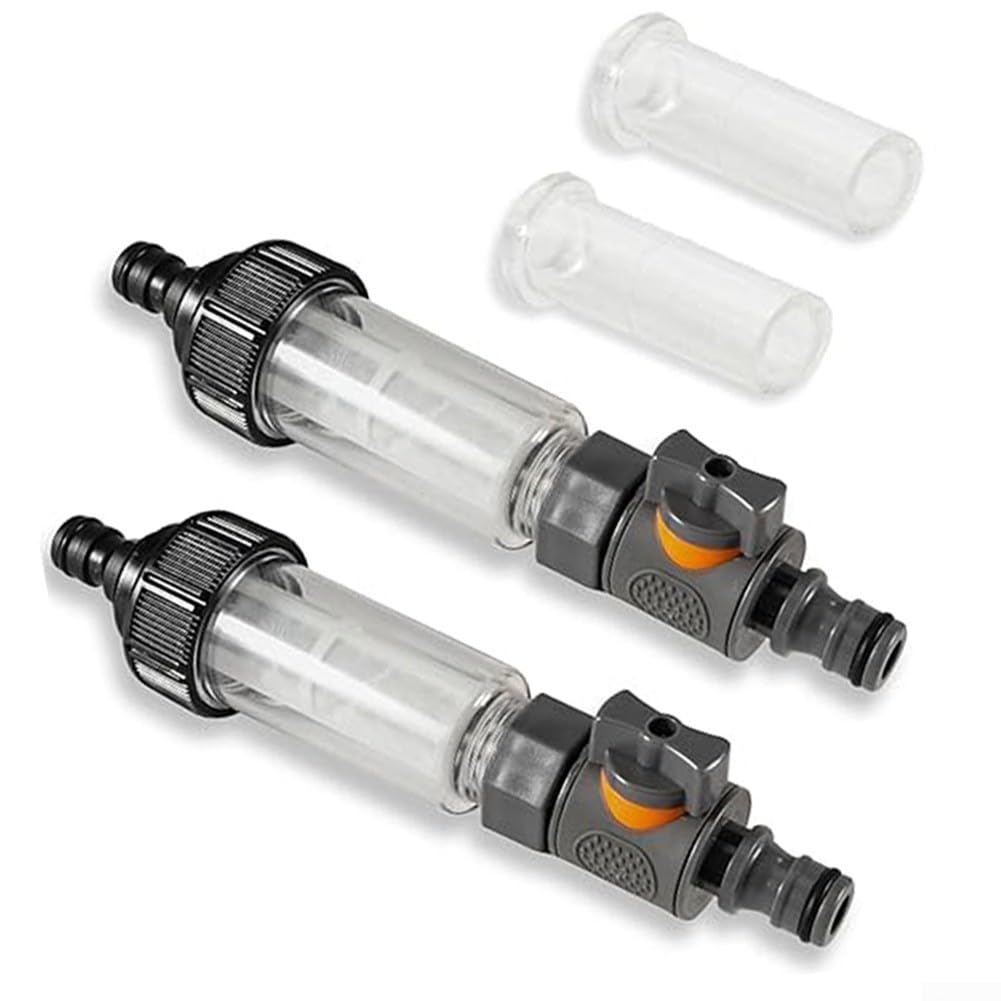 Lot de 2 filtres à eau pour camping-car, caravane, yacht, nettoyeur haute pression