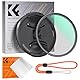 K&F Concept Black Mist 1/4 Filter 58mm mit Objektivdeckel, Reinigungstuch, Schutzfilter mit Optisches Glas mit 18-facher Nano-Beschichtung (Nano Klear)