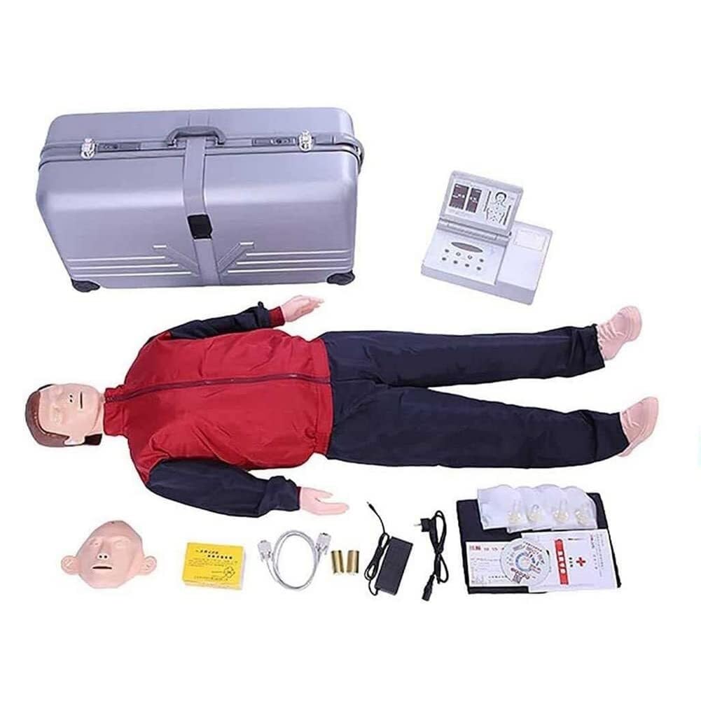 CPR-Trainingspuppen-Set für Erwachsene mit Feedback, CPR-Trainingspuppen, CPR-Erste-Hilfe-Trainingspuppe für die medizinische Ausbildung, Lehrmaterial