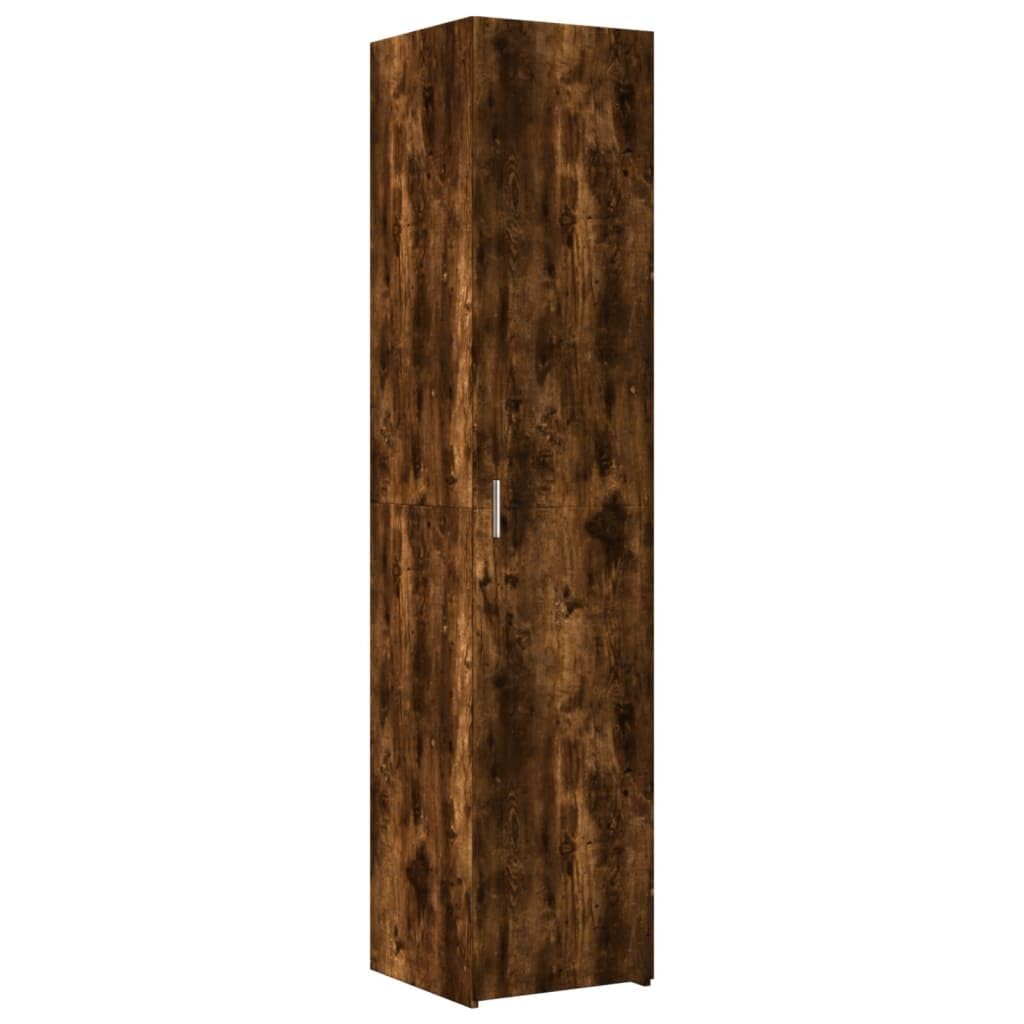 vidaXL Highboard, Sideboard mit Stauraum, Hochschrank Lagerschrank für Wohnzimmer, Beistellschrank Mehrzweckschrank, Räuchereiche Holzwerkstoff