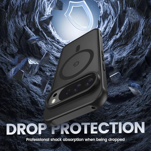 Image of Ruky for Google Pixel-10-Pro-XL-Case Compatible with MagSafe, Black