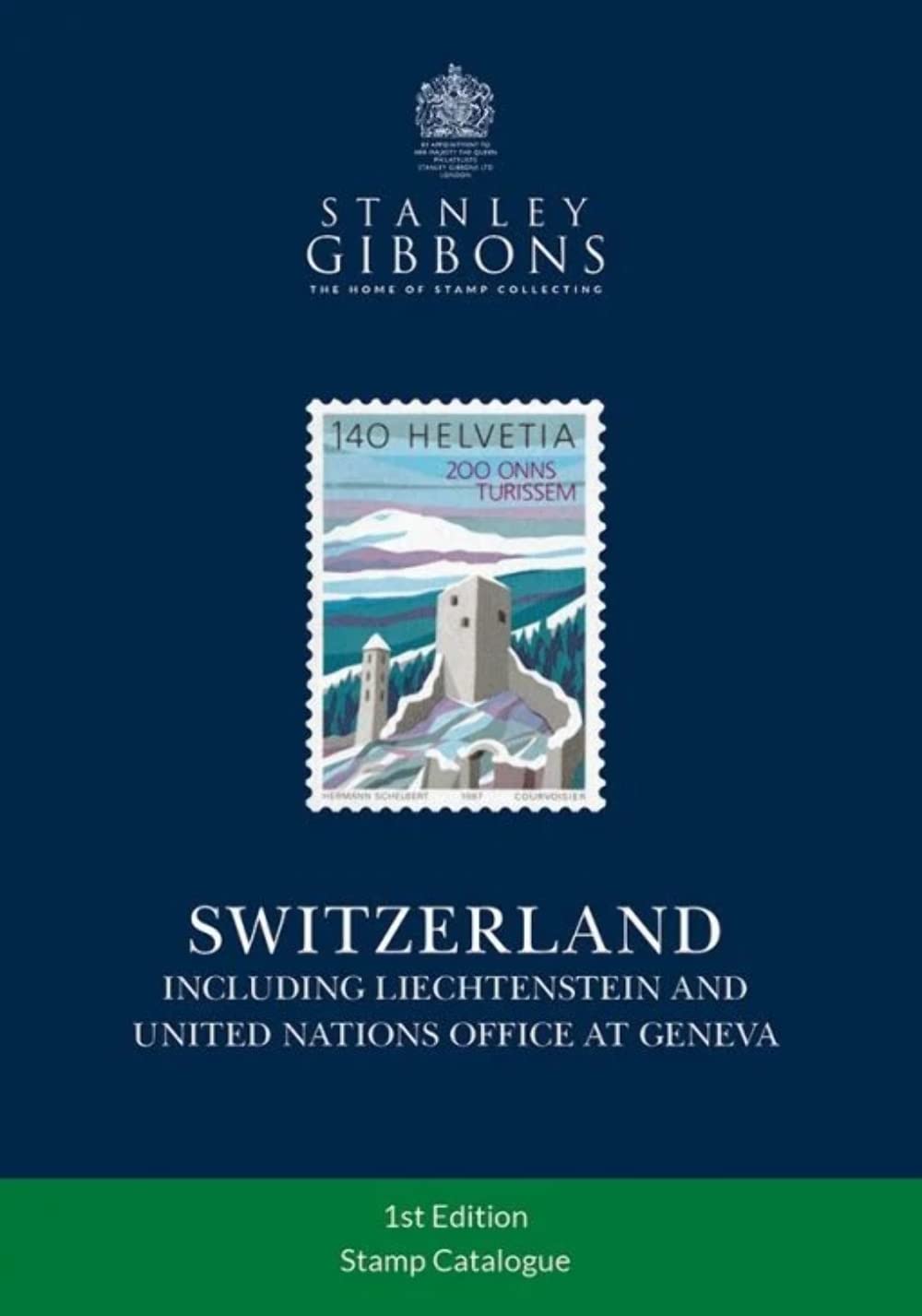 Switzerland Stamp Catalogue by Stanley Gibbons (Paperback Book)