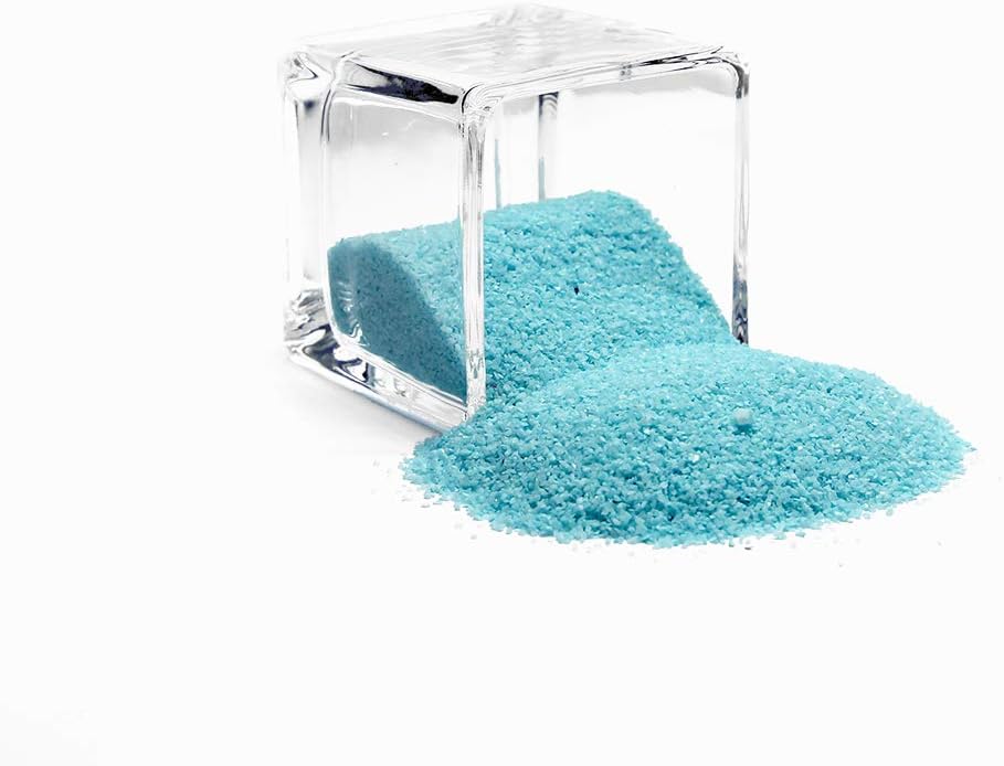 WGVI WGV Unity Colored Coarse Sand 5 x 1 Pound DIY Crafts, Vase Filler, Planter Terrarium Centerpiece Design for Wedding Party Event Home Office Garden Decor, Orange