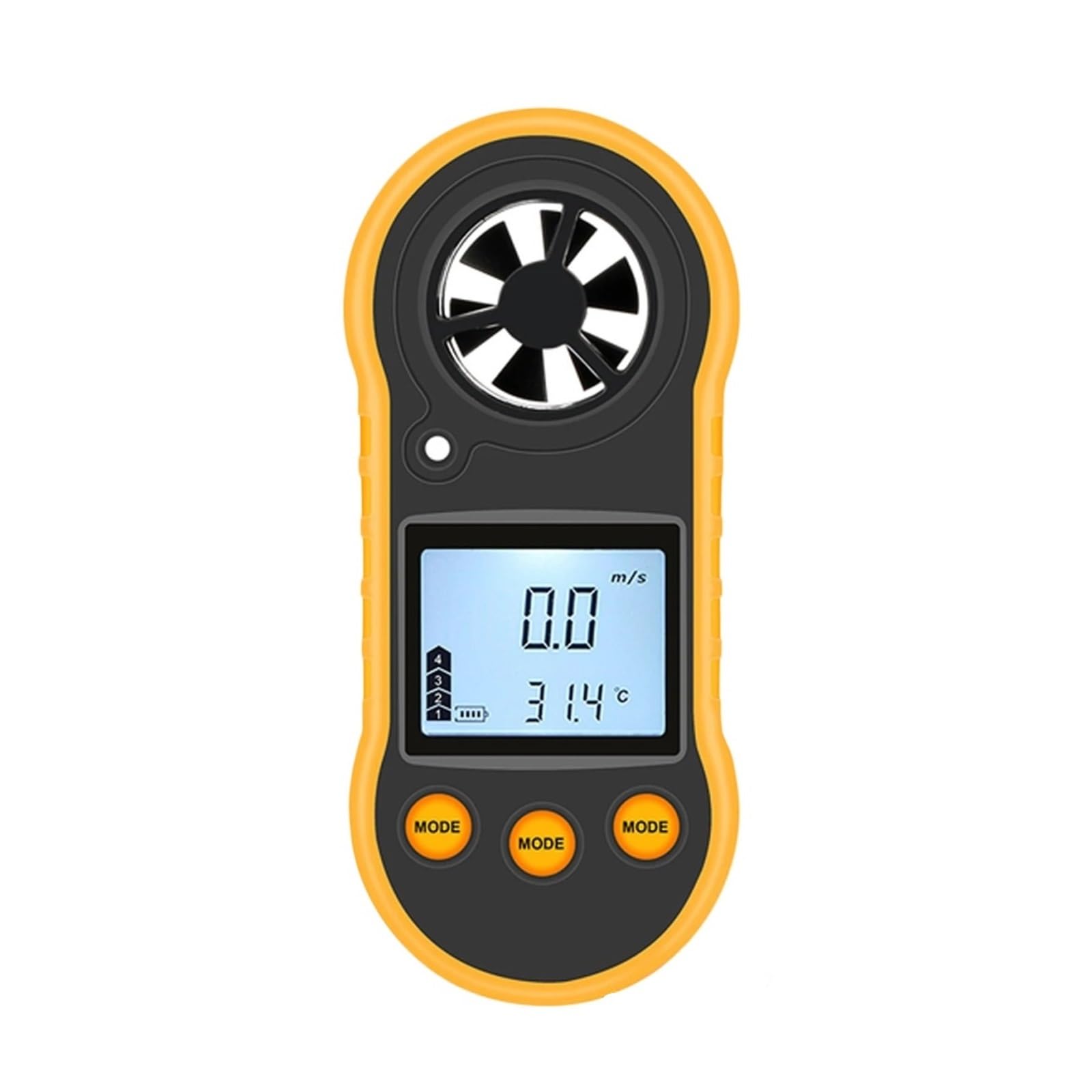 Tragbares Anemometer Anemometro Windgeschwindigkeitsmessgerät Meter LCD Digitales Handmessgerät RZ818/GM816(818)
