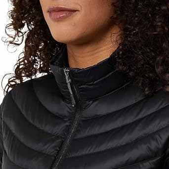 32 Degrees Womens Midweight Down Jacket (Black, XL), X-Large