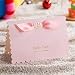 WISHMADE 20 Count Invitations Cards Kits Pink Printable for Girls Birthday Baby Shower with Envelopes