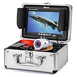 Eyoyo Underwater Fishing Camera 7 inch Color Screen 1000TVL Waterproof IR Camera for Lake Boat Sea Ice Fishing (7" 15m)