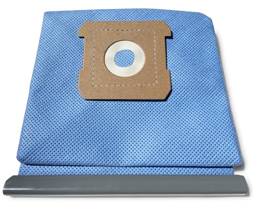 MI:KA:FI Bolsa de Filtro Reutilizable, Saco Colector de Suciedad para Aspiradora en Seco y Húmedo + Industrial (10 Litros/Apertura de 38 mm, Compatible con Einhell)