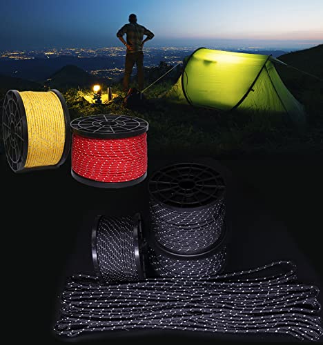 テントロープ パラコード タープロープ ガイロープ 反射 ガ