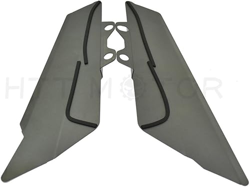 Miniatura 5 de XKMT Grupo 2X Tanque de combustible lateral protector decorativo para Kawasaki Z900 2017 Titanium