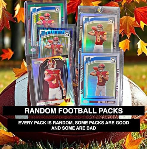 Football Cards Hot Pack - 15 Cards - 5 Rookies