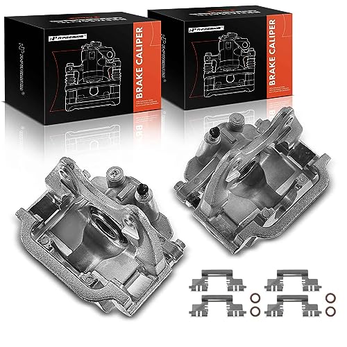 A-Premium Disc Brake Caliper Assembly with Bracket Compatible with Select Cadillac Chevy and GMC Models - Escalade Avalanche Silverado 1500 Suburban 1500 Tahoe Sierra 1500 and more - Rear Side
