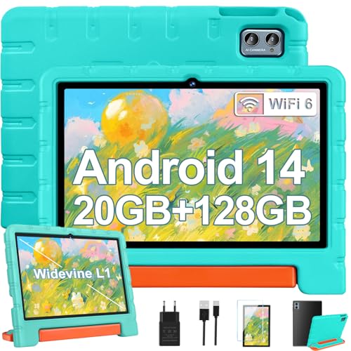 ZIOVO Tablet para Niños 10 Pulgadas, Android 14 con 20GB RAM + 128GB ROM(1TB TF), Octa-Core, WiFi...