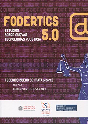 Portada de Fodertics 5.0 Estudios sobre nuevas tecnologías y justicia