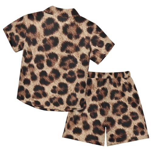 Image of Boccsty Ice Cream Drip Boy Summer Shorts Sets Hawaiian Toddler Boys T-Shirt & Pants 2 Pcs 3T-10T