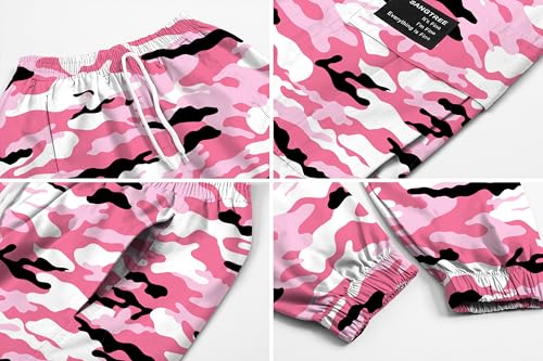 Image of SANGTREE Girls Fall Winter Clothing Sets, Girls Long Sleeve Crop Top and Cargo Jogger Pants Outfit Set,4T-14 Years