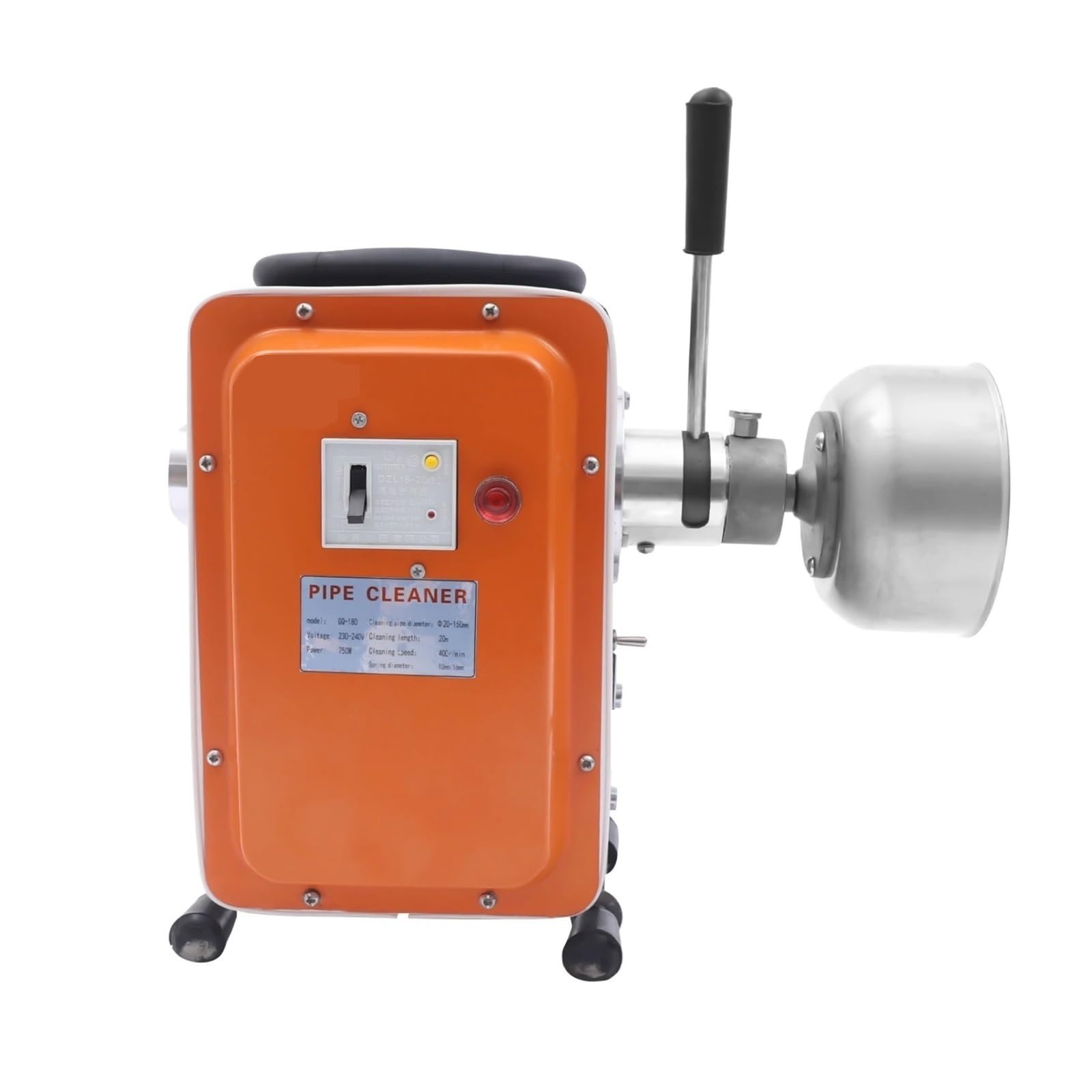 Drain Pipe Cleaning Machine Electric Sewer Dredging Sewage Kit Powerful Clearing Capability