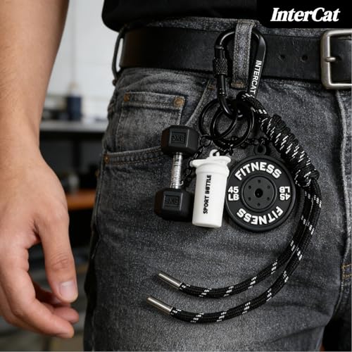 InterCat Gym Accessories for Women, Fitness Keychain Set - image 8