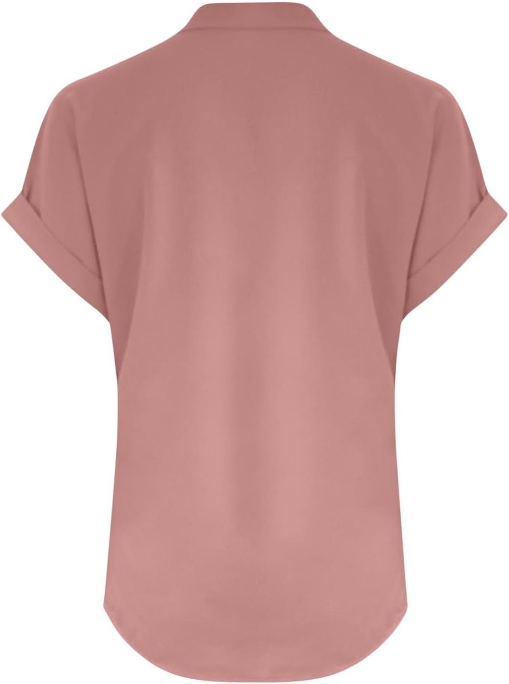 Womens Cotton Linen Shirts Loose Casual Summer Short Sleeve Tops Henley Beach Button Lightweight Tunic Blouse