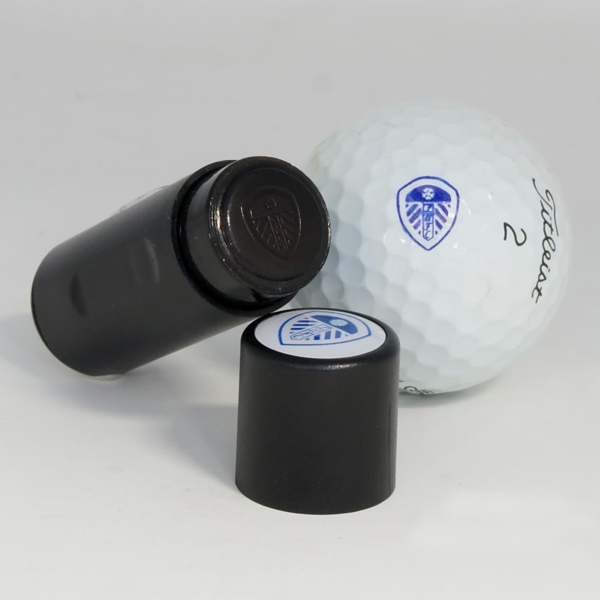 Leeds Football Marching On Together Design Golf Ball Stamper Stamp Marker Personalize your Golf Balls