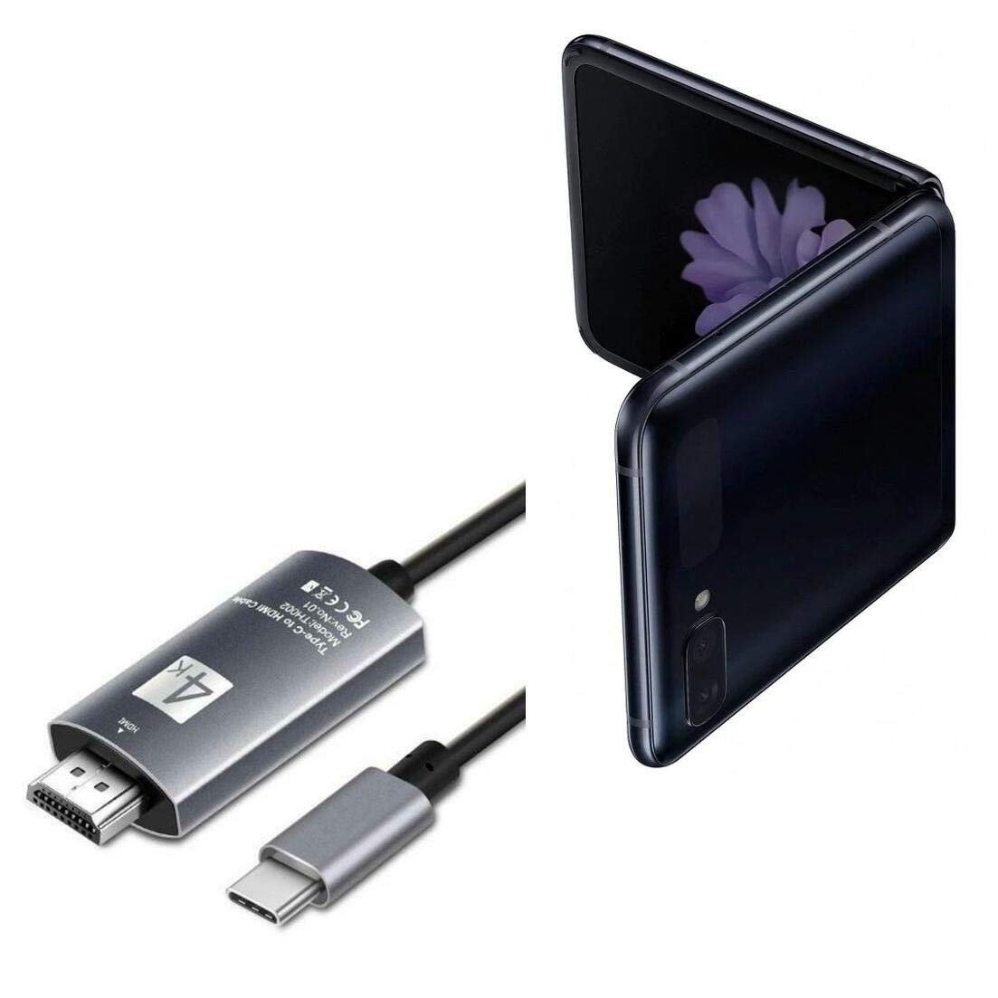 その他 USB C HDMI Amazon.com: BoxWave Cable Compatible with Samsung Galaxy Z Flip