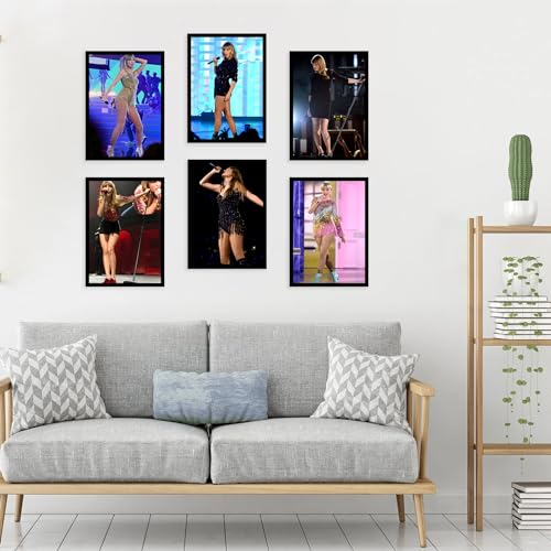 Image of CodersParadise Wood Taylor 3 Wall Poster Frames - Pack Of 6 | 8 X 12Cm (A4 Size) | Aesthetic Artwork Framed Posters | Framed Posters For Living Room, Bedroom, Home And Office