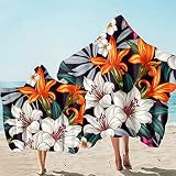 Toalla multifuncional: No solo se puede utilizar como toallas, como toallas de playa, manteles, esterillas de yoga, toallas de baño, sino también como mantas de pared y alfombras decorativas. Esta toalla de playa rectangular se puede utilizar para playas, picnics y otros artículos muy satisfactorios.