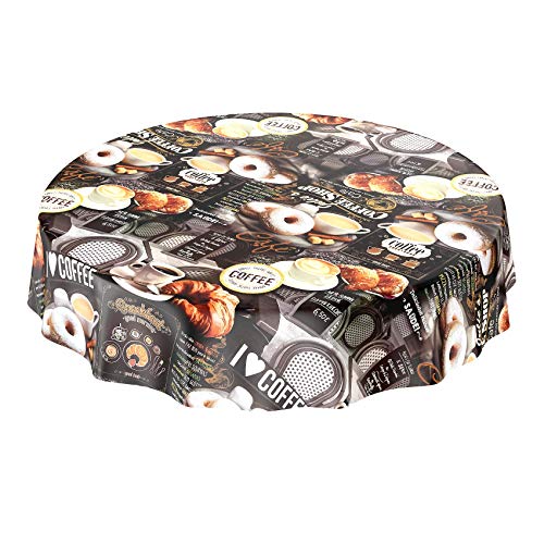 Nappe en toile cirée imprimé donut grand format rectangulaire - 7