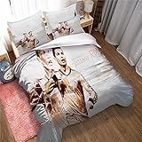 Meet Juego De Sábanas Cómodo Y Suave, Fútbol Cristiano Ro