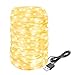 Produktbild Ustellar 20m LED Lichterschlauch 200 LED USB Lichtschlauch, IP65 Wasserdicht Warmweiß Dekolicht, für Außen Innen Weihnachten DIY Deko Hochzeit