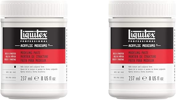 Amazon.com: Liquitex Professional Modeling Paste, 237ml (8-oz) (Pack of ...