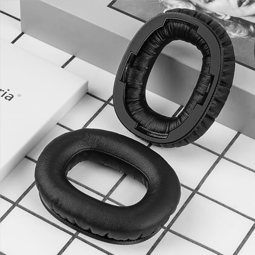 Almohadillas de repuesto para auriculares Geekria compatibles con Marshall Monitor III A.N.C. Over-Ear (1006861), cojines para oído, piezas de reparación (negro) miniatura 5