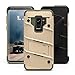 Zizo Bolt Series Galaxy S9 Case - Full Curved Glass Screen Protector with Holster and 12ft Military Grade Drop Tested (Desert Tan & Camo Green)