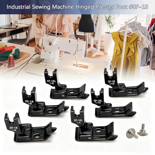 Pies de prensa industrial para máquina de coser 6 piezas miniatura 6