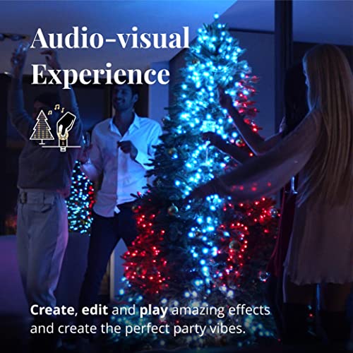 Music, Sensore Sonoro per Luci LED, Sensore Bluetooth e Wi-Fi per Sincronizzare con la Musica e Luci Intelligenti via App, Alimentazione USB, Nero - Gadget - Immagine 3