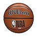 Wilson Pallone da Basket NBA DRV Plus Basketball, Utilizzo Outdoor, Gomma, Misura 7, Marrone