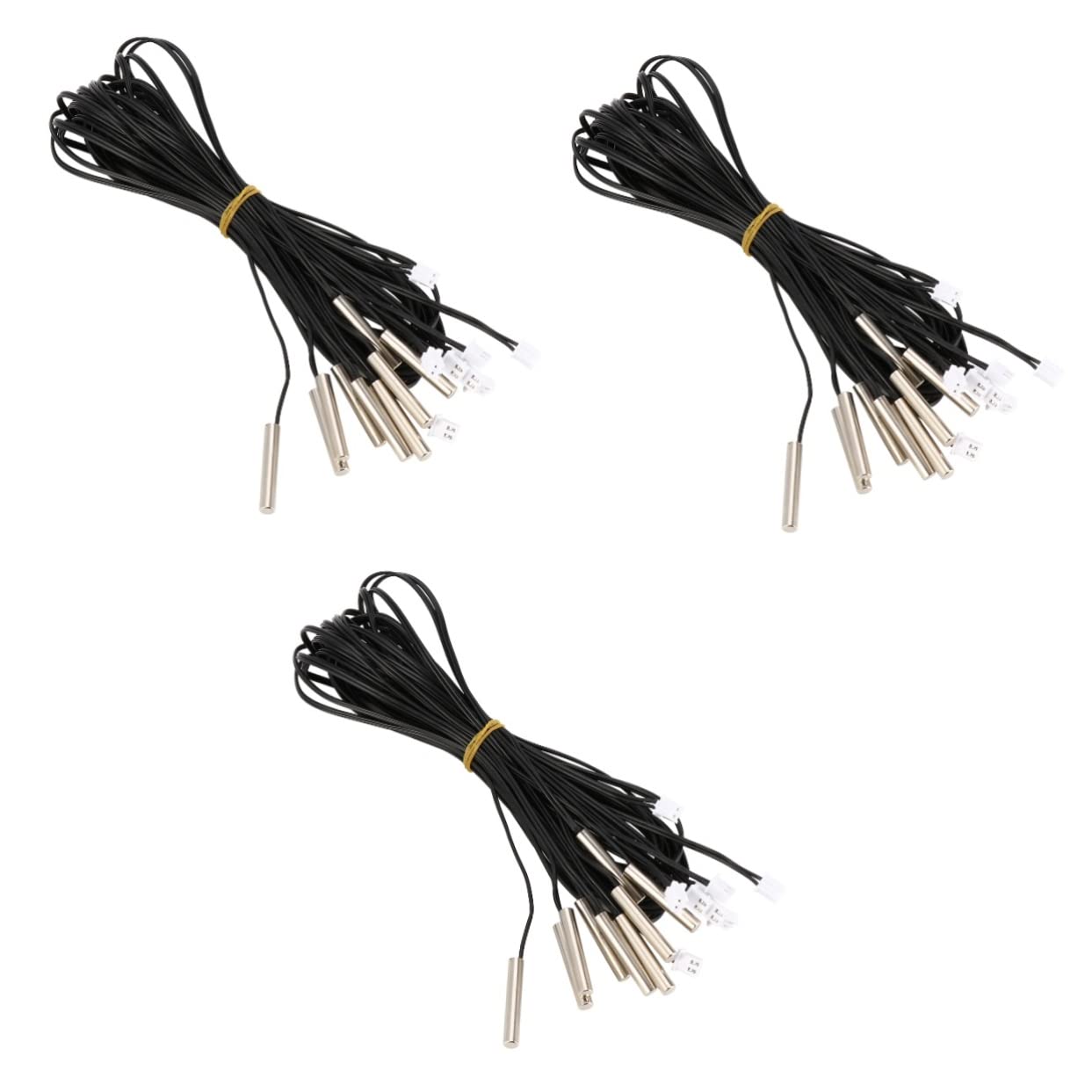 Hemobllo 30 Pièces Capteur De Température Accessoires De Capteur De Réfrigérateur Capteur De Thermistance De Température Thermistance Tubulaire Rallonge Électrique Plastique