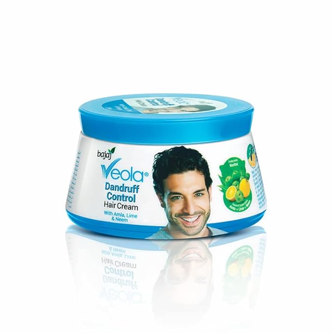 Veola Dandruff Control Hair Cream 140ml (Pack of 1) / With Amla, Lime
