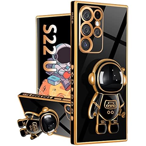 Buleens Galaxy S22 Ultra Case with Astronaut Stand Cover
