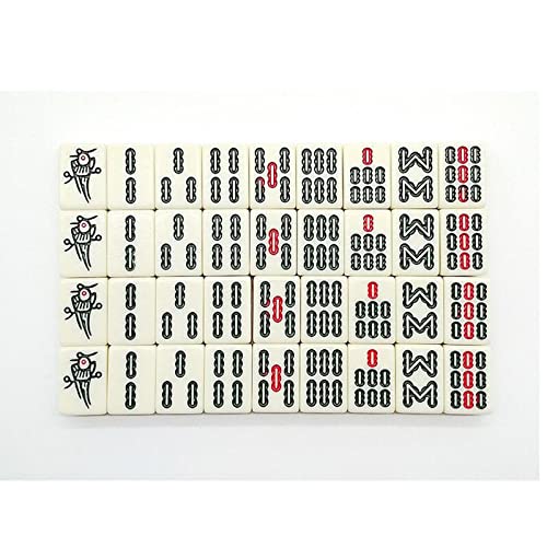 Set de Mahjong Familiar Chino Portable con Estuche miniatura 6
