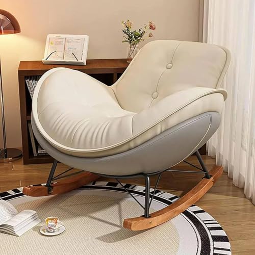Catálogo para Comprar On-line Sillon Reclinable Walmart los mejores 10. 50 Silla mecedora con deslizamiento acolchada, sofá de salón para dormitorio interior, sofá reclinable con función de mecedora, adecuado para sala de estar, dormitorio o balcón...