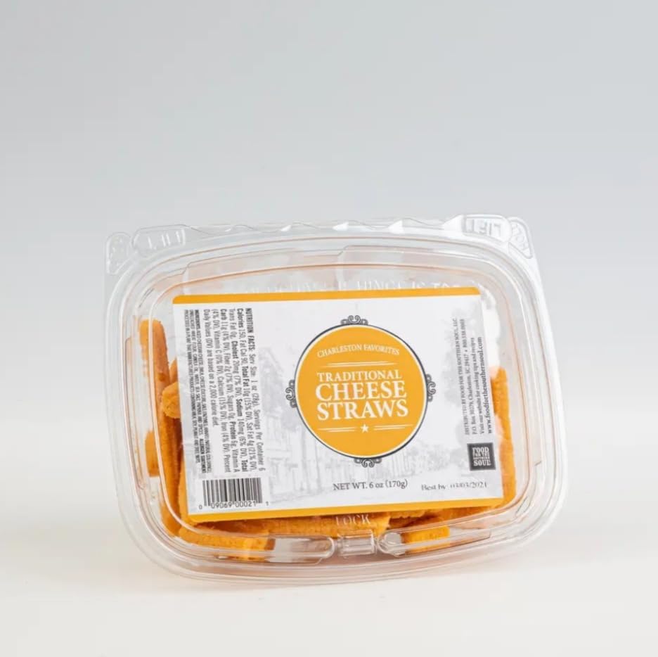 Charleston Favorites Traditional Cheese Straws, 6 oz, Crispy Snack