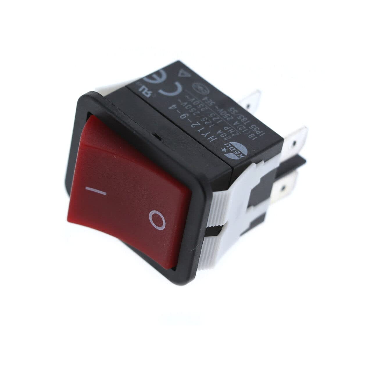 COEOPNC N043321 D55146 Air Compressor Rocker Switch D55146 D55167 D55168 Replacement 20A 125/250V 4 Pin for Dewalt Durable Accessories