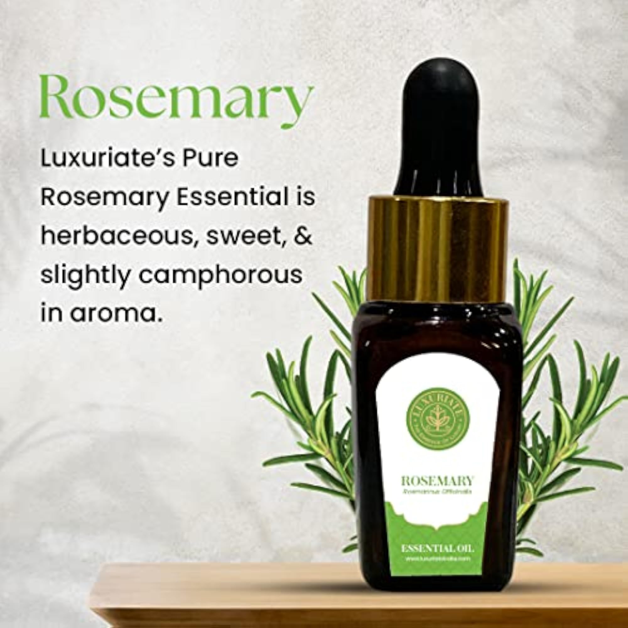 LUXURIATE 100% Pure Natural Essential Oil for Hair Growth
