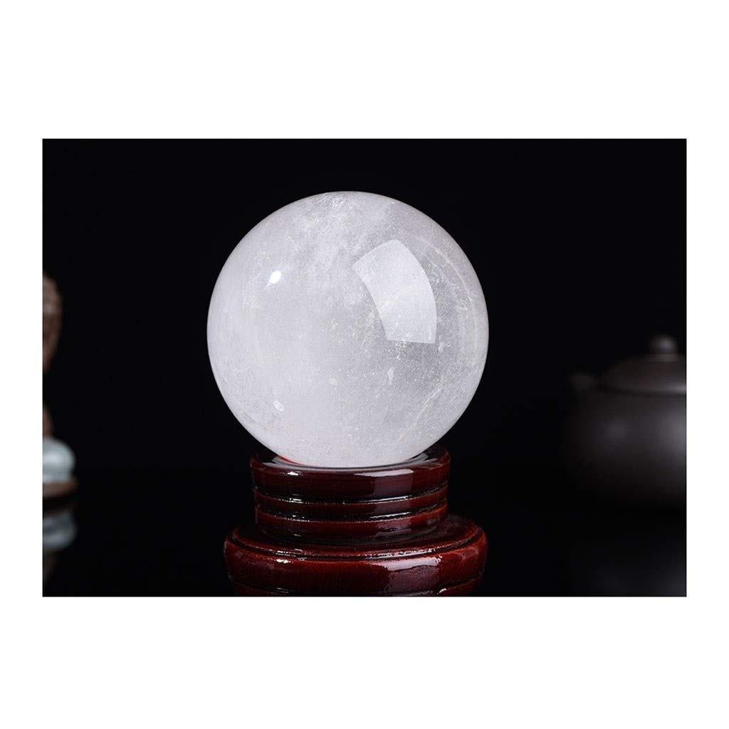 Bola de Cristal (en la Magia Occidental) Oficina de la Bola Natural Agrietado Vía Cristal Blanco Bola Auspicioso Feng Shui Bola Talla de Piedra Regalo de los Ornamentos Bola de Cris