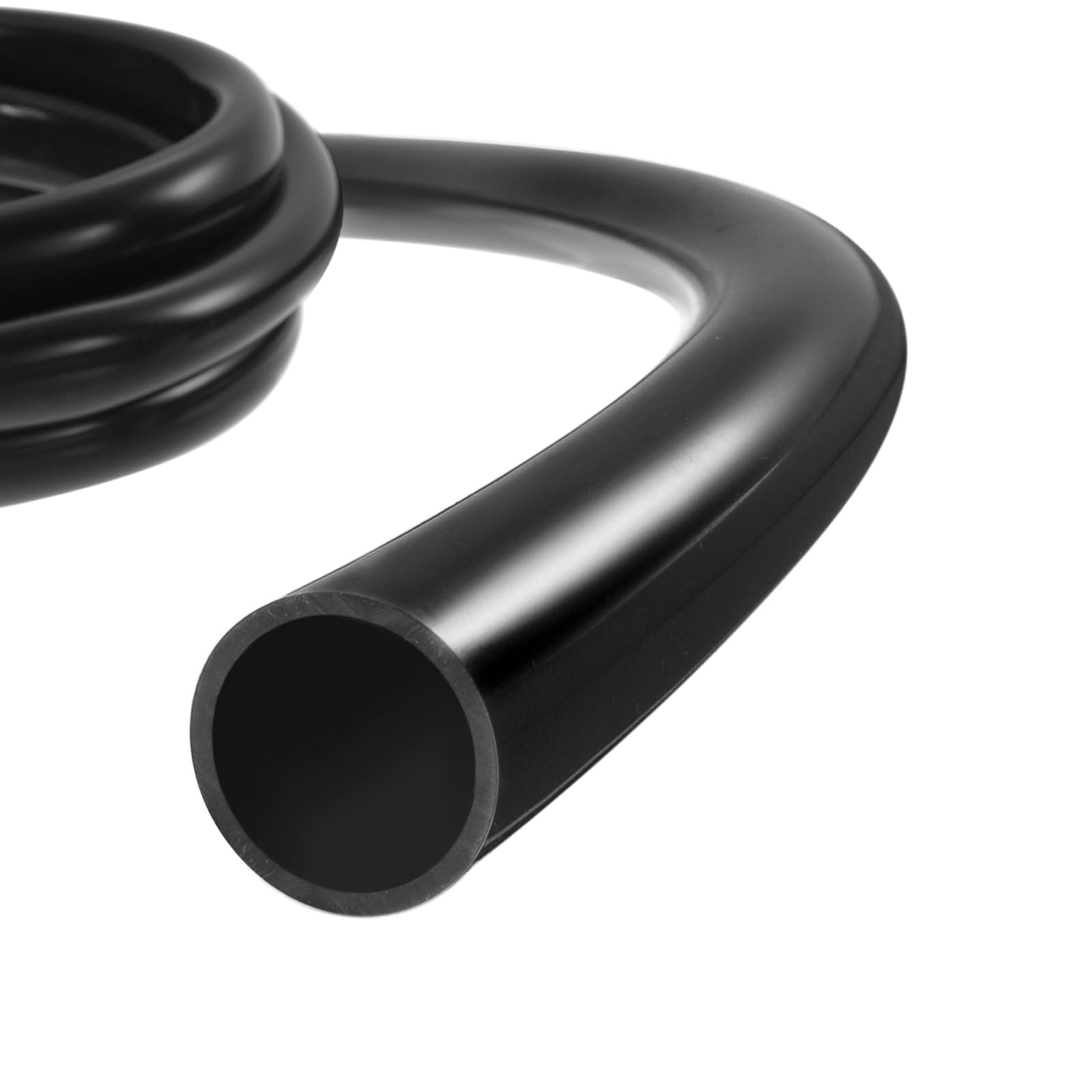 Rebower Silicone Tubing,1/4" ID x 3/8" OD Pure Silicon Tube High Temp Silicone Hose [for Home Brewing,Pump Transfer,Aquaponics]-5 ft Length/Black