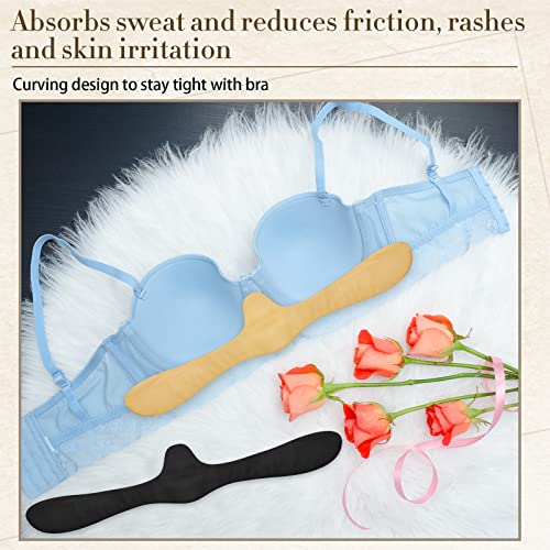 Boyiee 6 Pad per Reggiseno in Cotone per Sudore Fodera Morbida Assorbente sotto Seno Cuscinetti per Donna, 3 Colori (M)