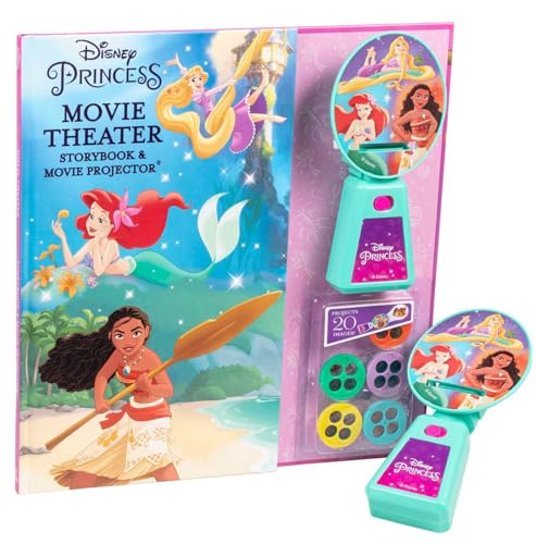 Disney Princess: Moana, Rapunzel, and Ariel Movie Theater Storybook & Movie Projector - Image 3