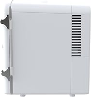 Vista 4 de Frigidaire EFMIS171 Mini refrigerador retro portátil personal - Ideal para casa, oficina o dormitorio - Incluye asa de transporte, cargador de Blanco